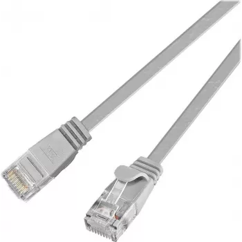 Patch kabel Wirewin SLIM U6 1 GR Cat.6 Slim, U/UTP, 1,0 m, šedý PKW-SLIM-KAT6 1.0