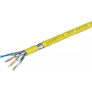 Instalační kabel Wirewin Cat.7 S/FTP 1200MHz LSOH3 Duplex PoE optimalizovaný 500 m VKW SFTP K7A L3 500DXQ