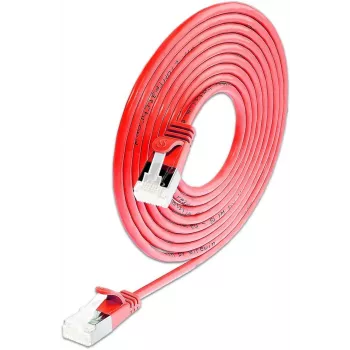 Patch kabel Wirewin SLIM KAT6A 10 Gigabit Light, 0,15 m, U/FTP, Ø 3,8 mm, červený, 50 ks SLIM-LS-K6A 0.15 RD 50