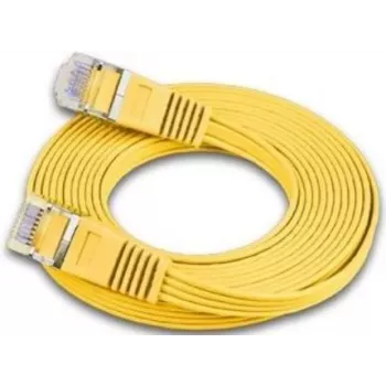 Ethernetový patch kabel Wirewin Triotronik Cat6 U/FTP Slim, 3 m, žlutý PKW-STP-SLIM-KAT6 3.0 GE