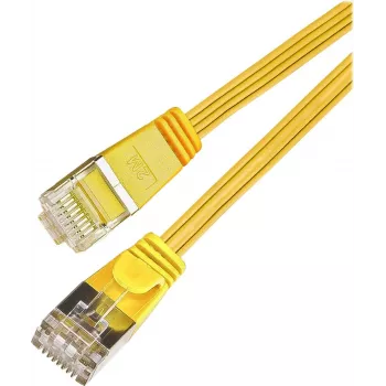 Ethernetový patch kabel Wirewin Triotronik Cat6 U/FTP Slim, 3 m, žlutý PKW-STP-SLIM-KAT6 3.0 GE