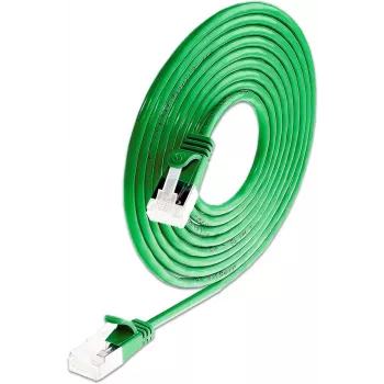 Síťový kabel Slim Ethernet U/FTP Cat6a Wirewin SLIM-LS-K6A 0.15 GN 50 0,15 m zelený, 50 ks
