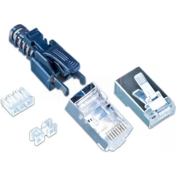 Konektor RJ45 Wirewin MOD SL KAT6A STP 10 SW, terénně montovatelný, Cat6A, stíněný, 10 ks