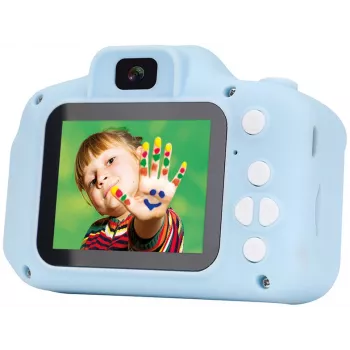 AGFAPHOTO ARKCMBL 8MP CMOS Digital Camera with 8x Digital Zoom, 2.7 inch LCD, Full HD Video, Blue