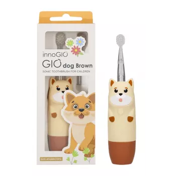 Zubní kartáček sonický InnoGIO GIOdog 2+ GIO-452BROWN, hnědý