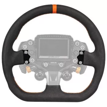 Věnec volantu z Alcantary Simagic ZS-320CD, 320mm, tvar D, PCD 6x70mm, bez náboje