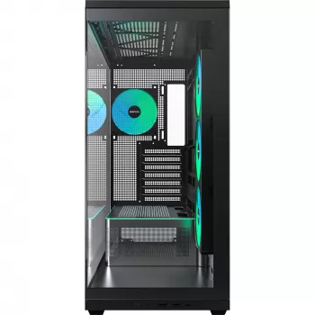 MONTECH TG3 PC Case, Tempered Glass x2, Black