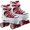 HUDORA Roller Skates Size 32-35 Red/White Sneaker-Look Quad Skates