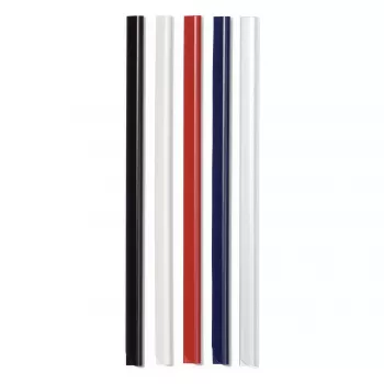 Durable 293002 upínací lišty A4, 3 mm, bílé, balení 50 ks