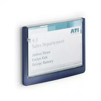 Dveřní štítek DURABLE CLICK SIGN 149 x 105,5 mm, tmavě modrý, 486107