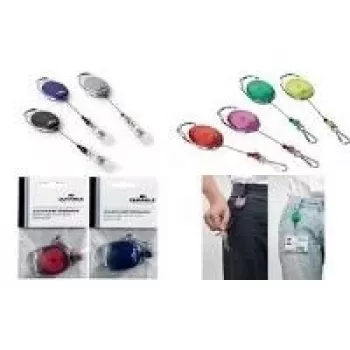 DURABLE Jojo STYLE Badge Reel with Spring Hook 832705, Green