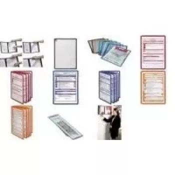 DURABLE Display Panel indexové záložky 58 mm, transparentní, balení 10 ks 560919