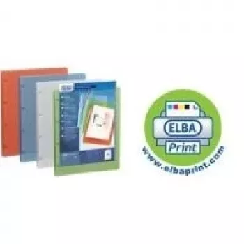 ELBA POLYVISION A4 prezentační pořadač, 4 D-kroužky, 20 mm hřbet, transparentní PP 959034-17