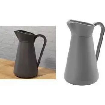 EDA Plastic Jug 5 Litre Grey with Handle (010490 G. GL SX)
