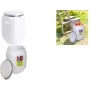 Skladovací sud EDA 50 l bílý plastový s víkem 010559 NA