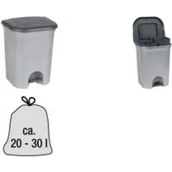 keeeper Torge Pedal Bin, 2x 11 Litres, Silver 1153616000000