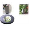 EDA rostlinný vozík s 5 všesměrovými kolečky, imitace kamene, antracitově šedý, průměr 30 cm, nosnost 60 kg (010940 G. ARD C)