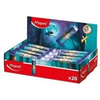 Maped DRAGON plastová guma, rtěnkový formát, twist-out, 20 ks display 152025