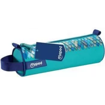 Maped Dragon Pencil Roll Case, Polyester, Zipper, Carrying Loop, Multicolour 932911