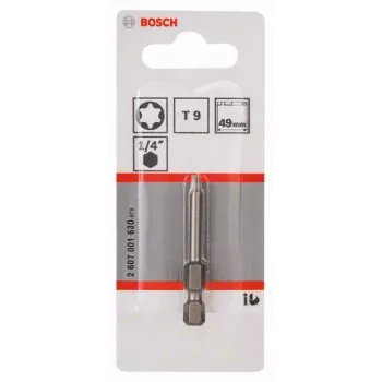 Bit Torx Bosch T9 Extra Hard E 6.3, 25 mm, 1 ks (2607001630)