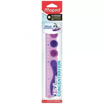 Maped KIDY learn CONCENTRATION Flexible Ruler 200 mm Violet PET 277901
