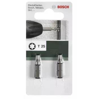 Bit Torx Bosch T 8 C 6,3 2 ks (2609255931)