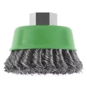 Hrncový kartáč Bosch X-LOCK 75 mm, vlněný ocelový drát 0,3 mm, 8500 ot./min, pro úhlové brusky 2608622104
