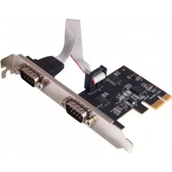 Adaptérová karta Dexlan 306588 2portový sériový RS232 PCI Express x1 s nízkoprofilovou záslepkou