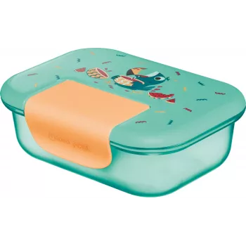 Svačinová krabička Maped PICNIK Lunchbox TUKAN, plast, 0,9 l, víko se silikonovým těsněním, klipový uzávěr - 1 ks (874103)
