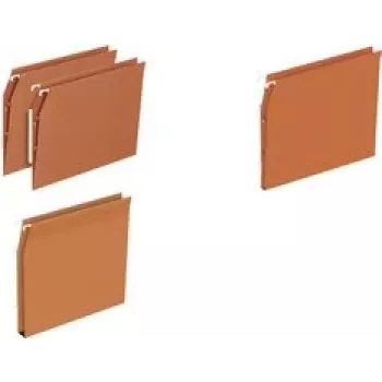 Závěsný registr ELBA DEFI FLEX, oranžový, kraftový karton 230 g/m², 330 mm závěsné rozteče, kovová lišta, A4 400126817