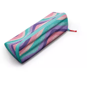Pouzdro na tužky Maped Effect Pastel Softy Waves XXL, trojúhelníkové, oboustranné, Pastel Waves 931913