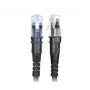 Patch kabel Patchsee ThinPatch UTP CAT 6a 1,2 m černý - 10Gbps PoE++ slim flexibilní