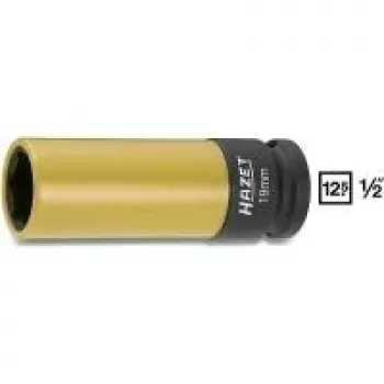 HAZET 903SLG-19 Impact Socket 1/2 inch, Hex TRAC Profile, 19 mm