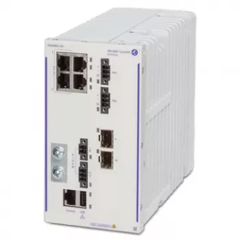 Alcatel-Lucent OmniSwitch 6465-P6 Managed L3 Switch with 4x Gigabit PoE+ and 2x SFP, 150W High PoE, DIN-Rail/Wall Mount