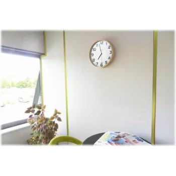 Nástěnné hodiny UNILUX Baltic dřevo 300 mm hnědé černé číslice křemenné 400094591