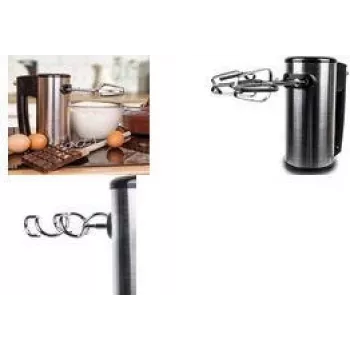 Little Balance ruční mixér Inox 400, 400 W, nerez, elegantní černý design s nerezovým obložením (LB 8460)