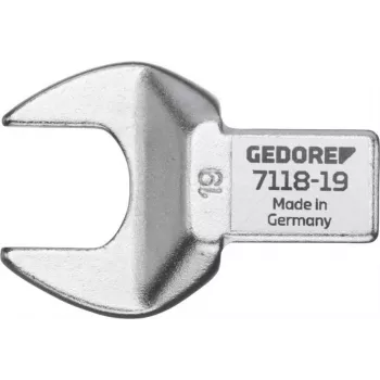 Gedore 7690960 7118-27 Insertion Open-End Wrench SE 14x18, 27 mm