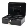 MAUL Cash Box 56113-90, Black, Steel, Cylinder Lock, 250 x 191 x 88 mm
