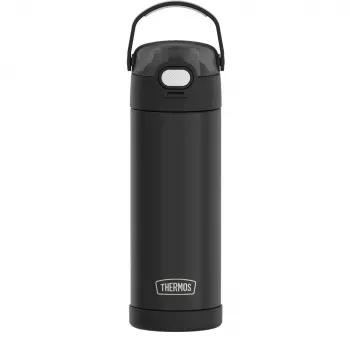 THERMOS FUNTAINER Insulated Water Bottle 0.47 L Stainless Steel with Fold-Out Handle 4115.384.047