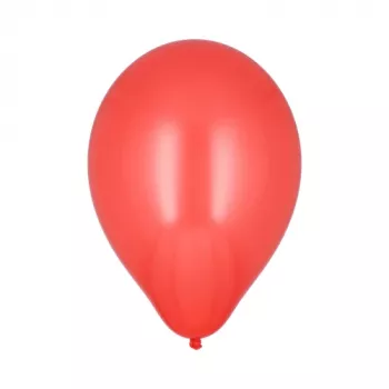 Červené latexové balónky PAPSTAR, průměr 250 mm, balení 100 ks, vhodné pro helium 18950