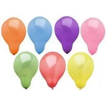 Pártyové balónky PAPSTAR, průměr 290 mm, pestré barvy, vhodné na helium, 1 ks (84211)