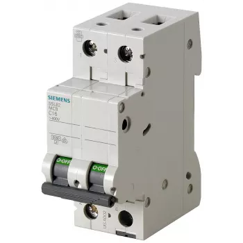 Jistič Siemens SENTRON 5SL62067 2pólový C 6A 6kA 230/400V AC