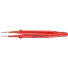 Precizní pinzeta KNIPEX 92 27 62 VDE, špičatě jemný hrot, 150 mm, izolovaná 1000V