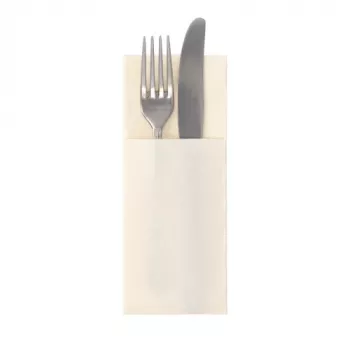 Kapsa na ubrousky PAPSTAR Royal Collection, šampaňská, látce podobný premium tissue, 3vrstvá, 40 x 40 cm rozložená, 50 ks 37328