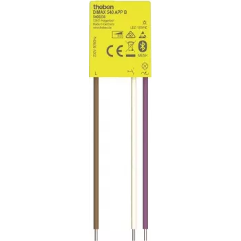 Theben Mini-Universaldimmer UP DIMAX 540 APP B (5400230) - Flush-Mounted Universal Dimmer with Bluetooth