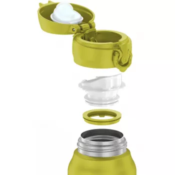 THERMOS Ultralight Insulated Drinking Bottle 0.75L Luminous Green Stainless Steel 4035.356.075