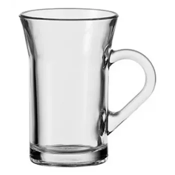 Čajová sklenice s uchem Esmeyer Montana CYLON, 200 ml, vhodná do myčky, výška 115 mm, sada 6 ks (410-828)