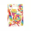 Pártyová papírová taška PAPSTAR Candies s uchem, 140 x 210 x 60 mm, blokové dno, boční sklad, 1 ks (88862)