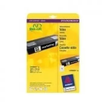 Odnímatelné štítky Avery A4 bílé 210 x 297 mm 25 listů L4746REV-25