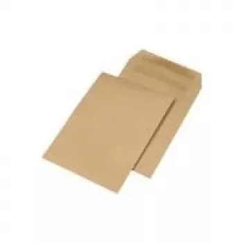 Samolepicí obálky z kraftového papíru MAILmedia C4, hnědé, 110 g/m², 19,2 g, bez okénka (38140/7)